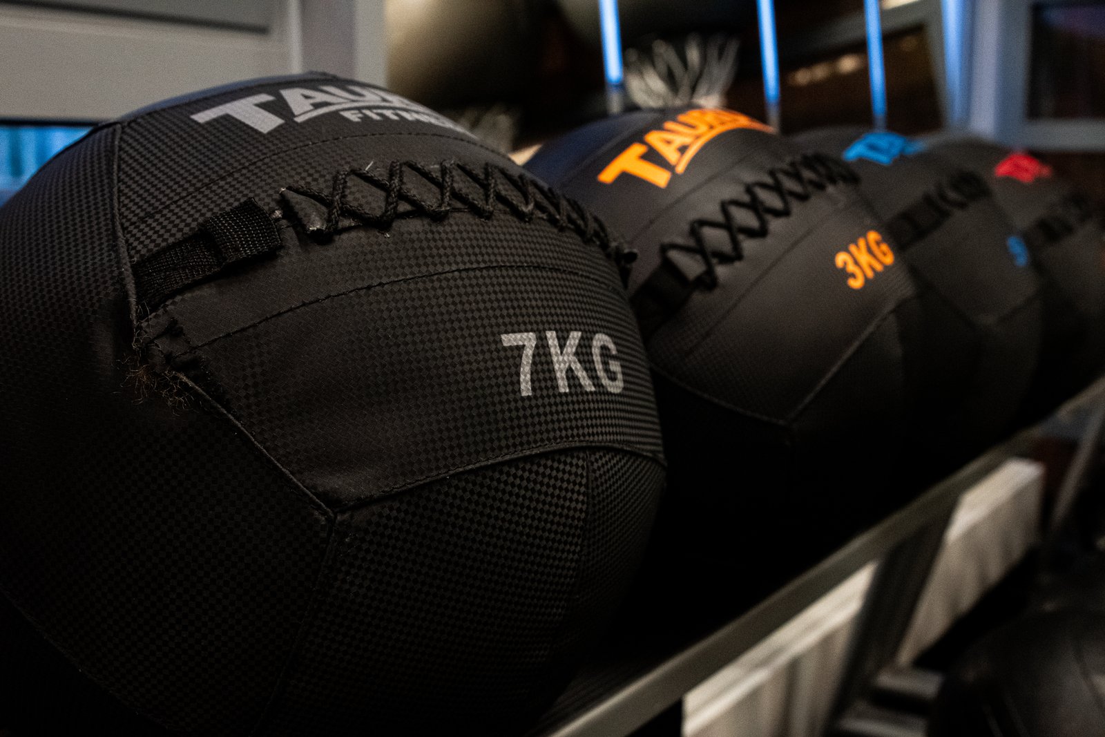 Wall balls klaar voor gebruik bij Impact:45 in Woerden